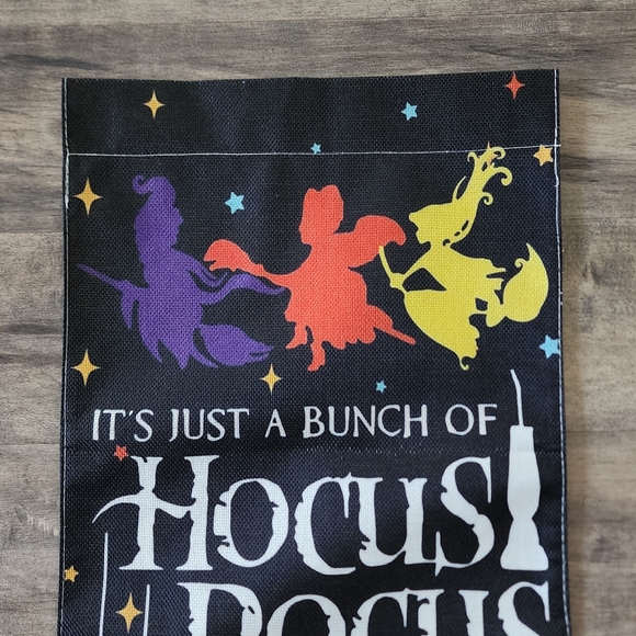 Hocus Pocus Themed Halloween Spooky Garden Flag NWOT - Picture 11 of 12